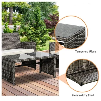 Baštenska garnitura Malaga siva 22-561903-D-2 Baštenska garnitura Malaga siva 22-561903-D-2